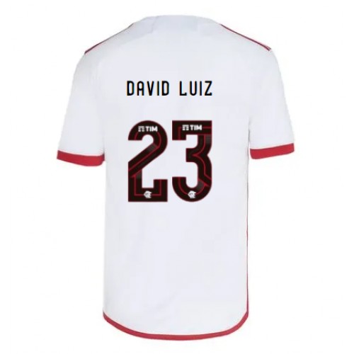 Fotballdrakt Herre Flamengo David Luiz #23 Bortedrakt 2024-25 Kortermet